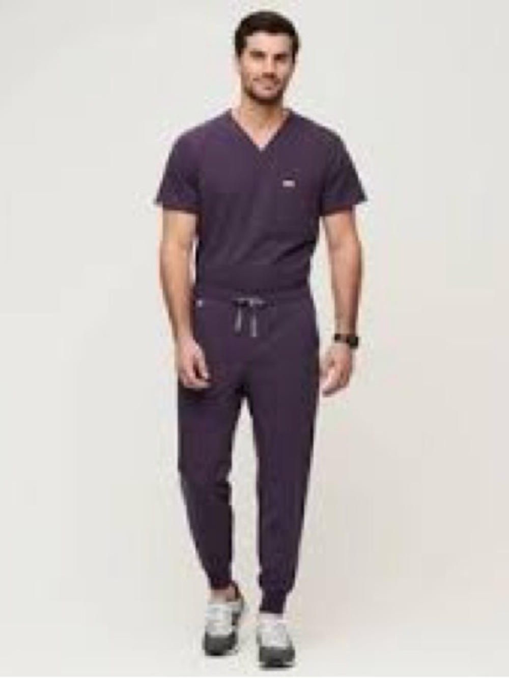 Figs scrub set purple shadow